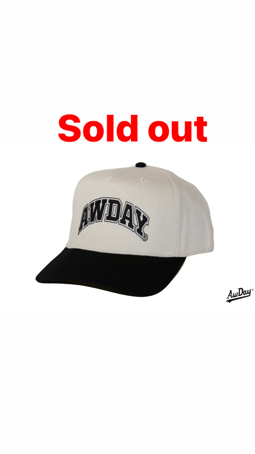 AwDay® Official Snapback - Vanilla/Black