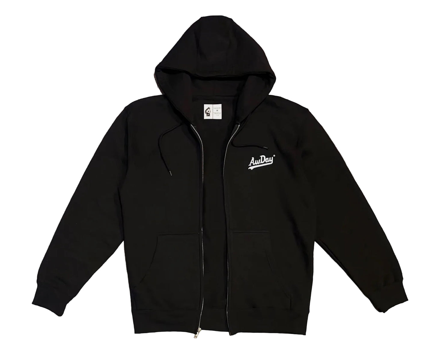 AWDAY®️ “Original Slanted” LOGO zip up hoodie