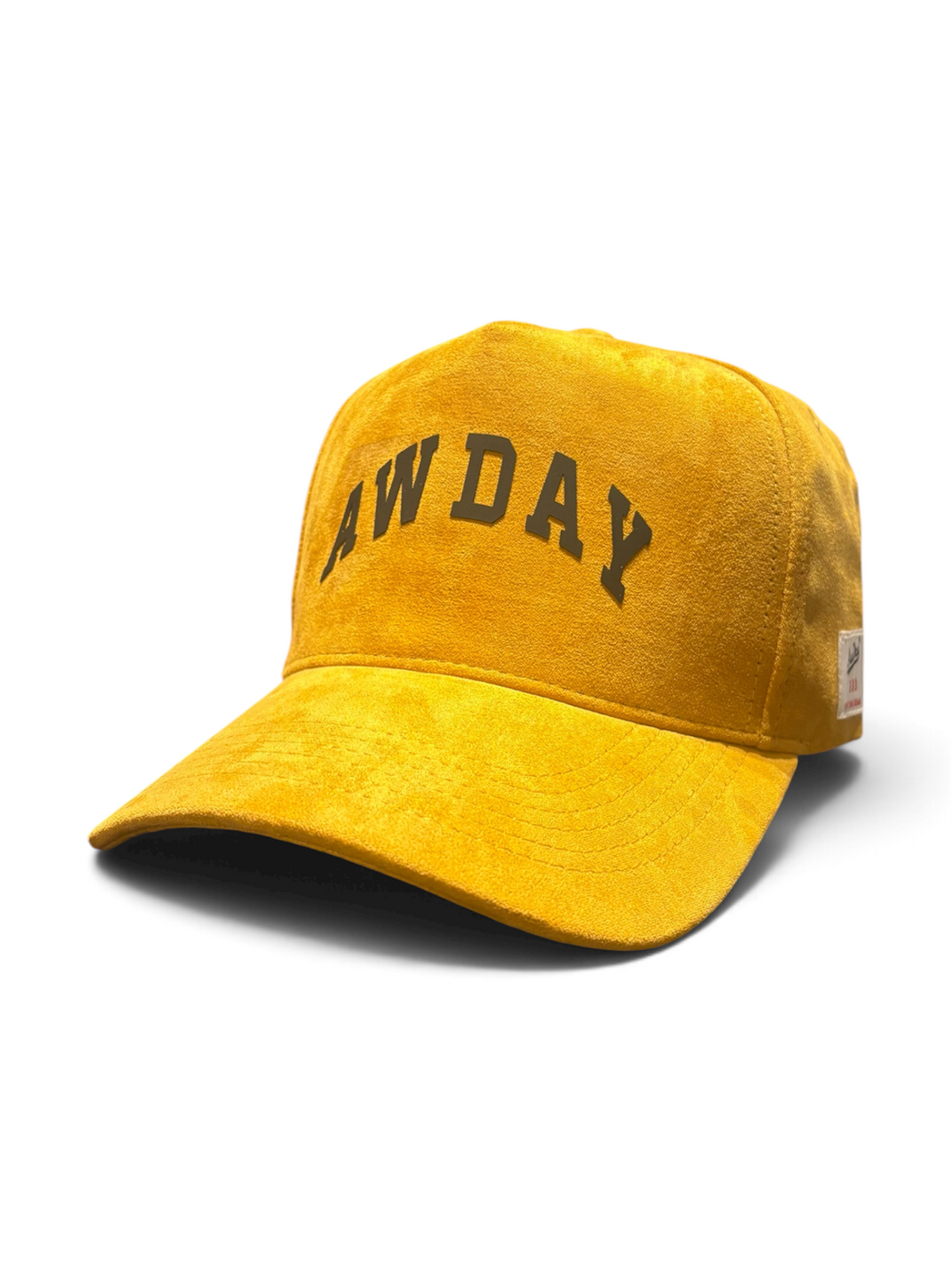 AWDAY®️ Gold Suede SnapBack