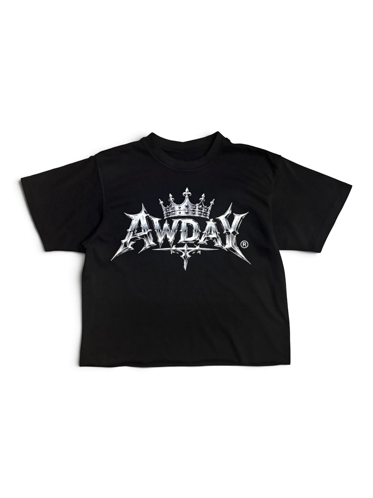 AWDAY®️ Faith it until you make it crop Tee